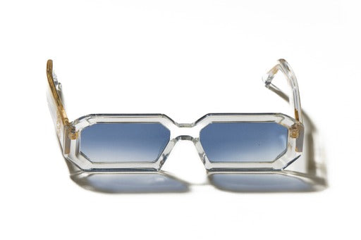 NOVA Transparent Gradient Blue Sunglasses