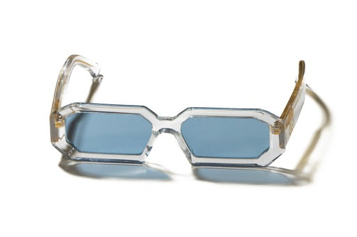 NOVA Transparent Blue Sunglasses